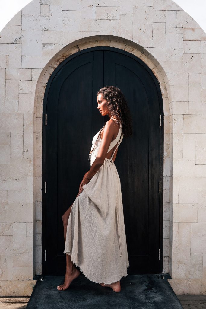 Off White Boho Bridal Dress Beach Wedding Summer