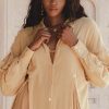 Ochre Kannika Shirt Dress Handmade Bohemian Dresses Chiffon